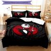 3dílná sada povlečení The Nightmare Before Christmas Uzavírání na zip Obsahuje 1 povlak na přikrývku & 2 povlaky na polštář, Měkká a pohodlná pro všechna roční období.