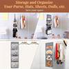 6 Fächer Hängender Handtaschenorganizer Platzsparend Mehrschichtig Hängender Taschenorganizer für Schrankaufbewahrungstasche Tür Wand Sonstiges Schuhbeutel