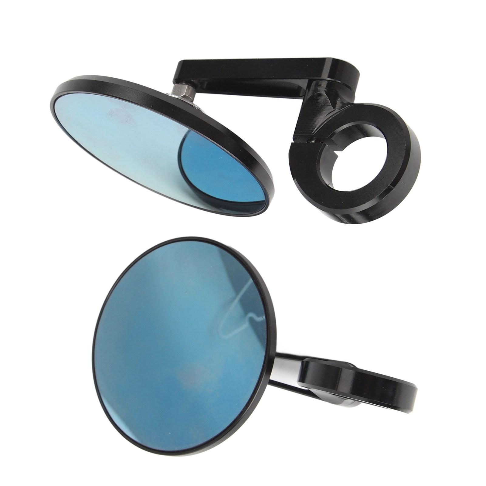 1Pair Motorcycle Handlebar Mirror Round Anti   Wear Resistant Motorcycle Rearview Mirror For 7Celsius8 Inch Handlebars