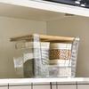 Kitchen Storage Containers with Wood Lid Transparent Plastic Pantry Organizer for Countertop Moisture Proof
