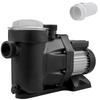 1 HP Pool Pump, 19200 L/h 750W Pool Pump In/Ground Swimming Pool Pump with Strainer Basket Pool Pump Motor for Clean Swimming Pool Water 1.97"