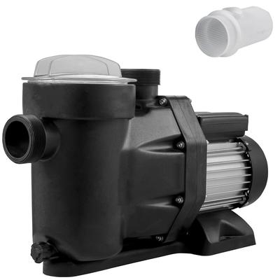 1 HP Bazénové čerpadlo, 19200 L/h 750W Bazénové čerpadlo pro nadzemní/zapuštěné bazény s filtračním košem Motor bazénového čerpadla pro čistou bazénovou vodu 1.97"