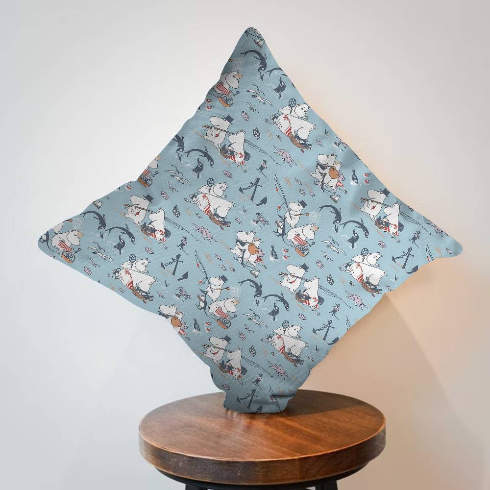 Cartoon M-Moomin Pillow Cover Design cushion Cover decor Holiday Decorati