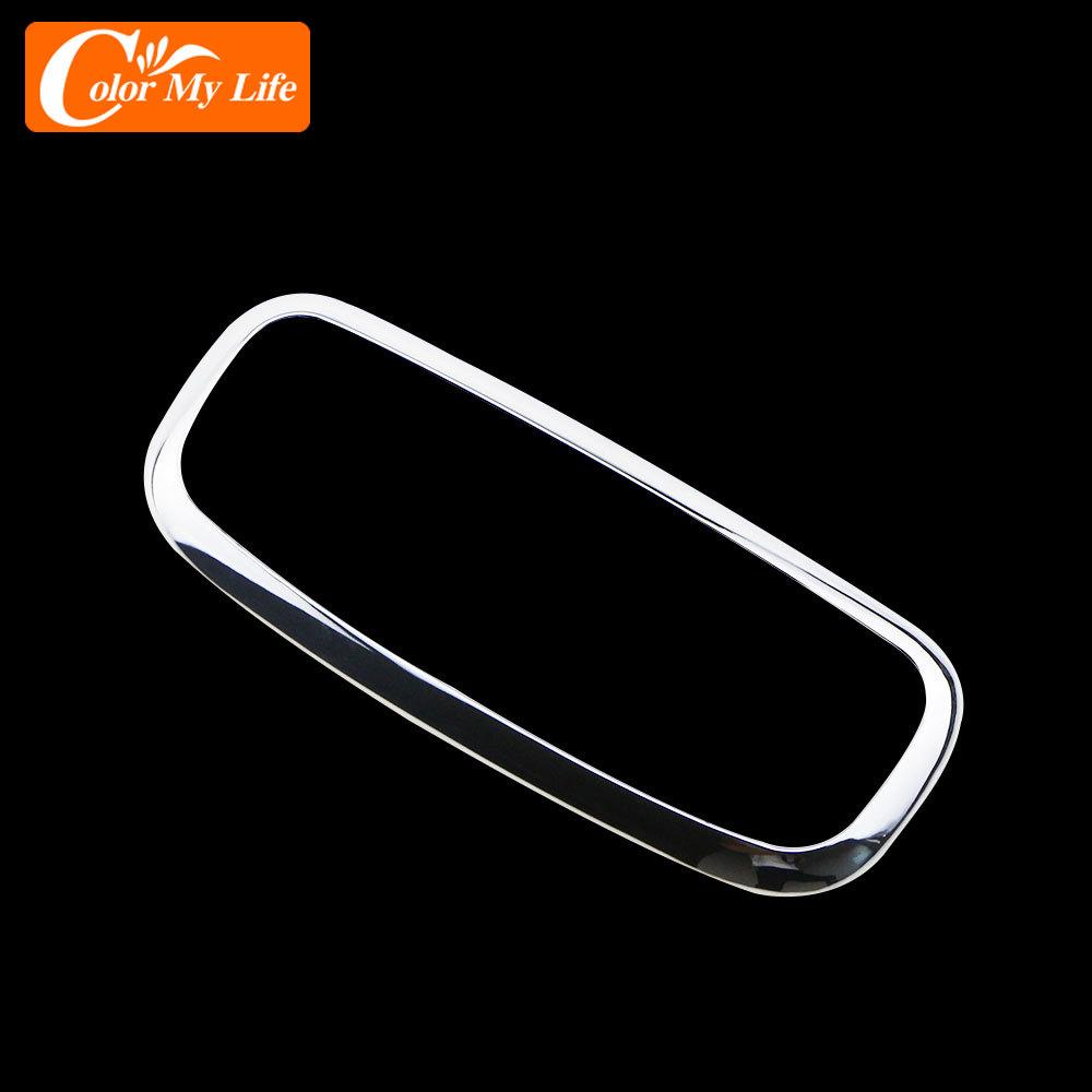Car Styling for Ford Ecosport 2013 - 2017 Car Interior Reading Light Inner Roof Light Frame Light Cover Sticker Night Lamp