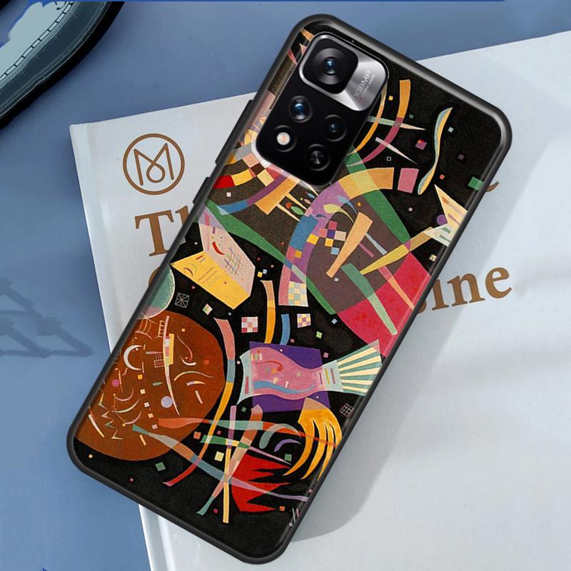 Wassily Kandinsky Abstract Artistic Case For Xiaomi Redmi Note 14 13 11 9 10 12 Pro 9S 10S 11S 12S Redmi 10C 12C 13C 14C Cover