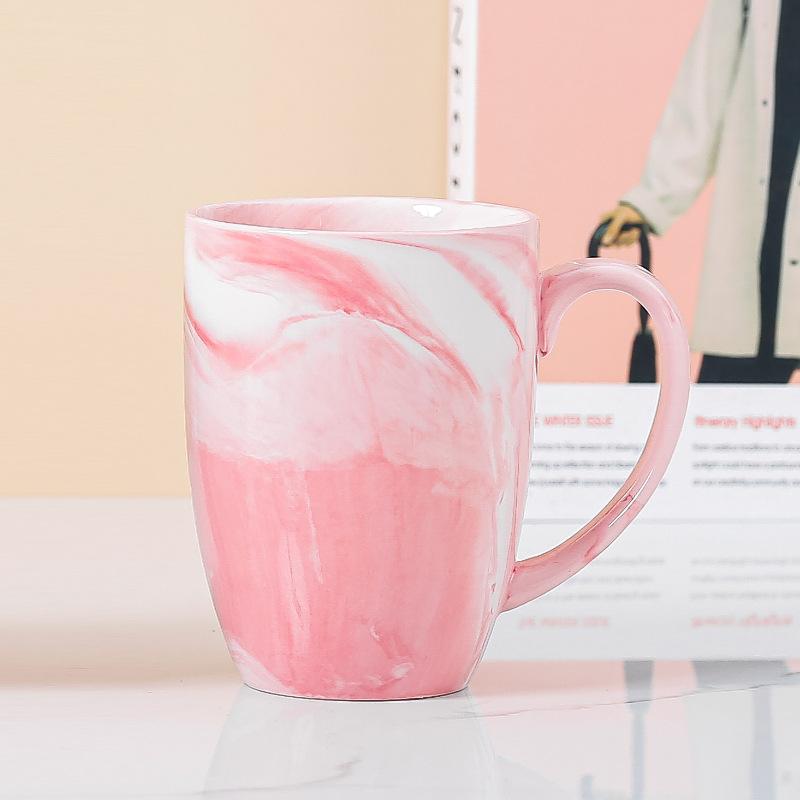 

Скандинавская креативная мраморная кружка керамическая чашка слово пара чашка для воды 401-500ml