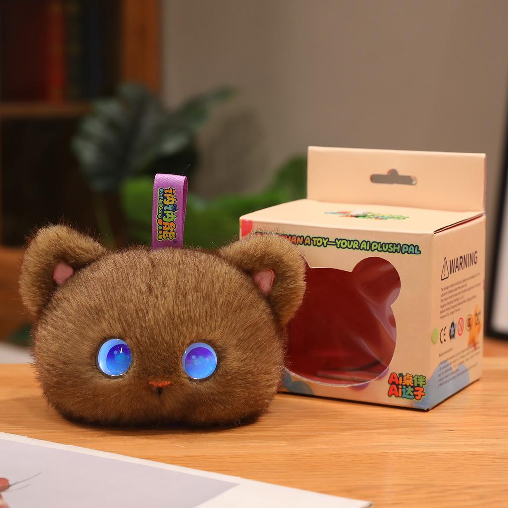 Ai Chatting Early Education  Toy Rabbit Round Smart Ai Desk Companion Gift 66 Internationally  Languages For Friends Classmates