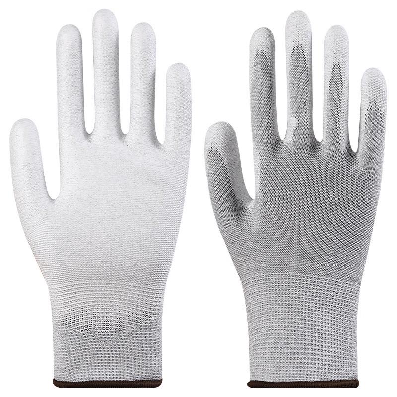 UOSU Thin Breathable PU Coated Carbon Fiber Work Gloves