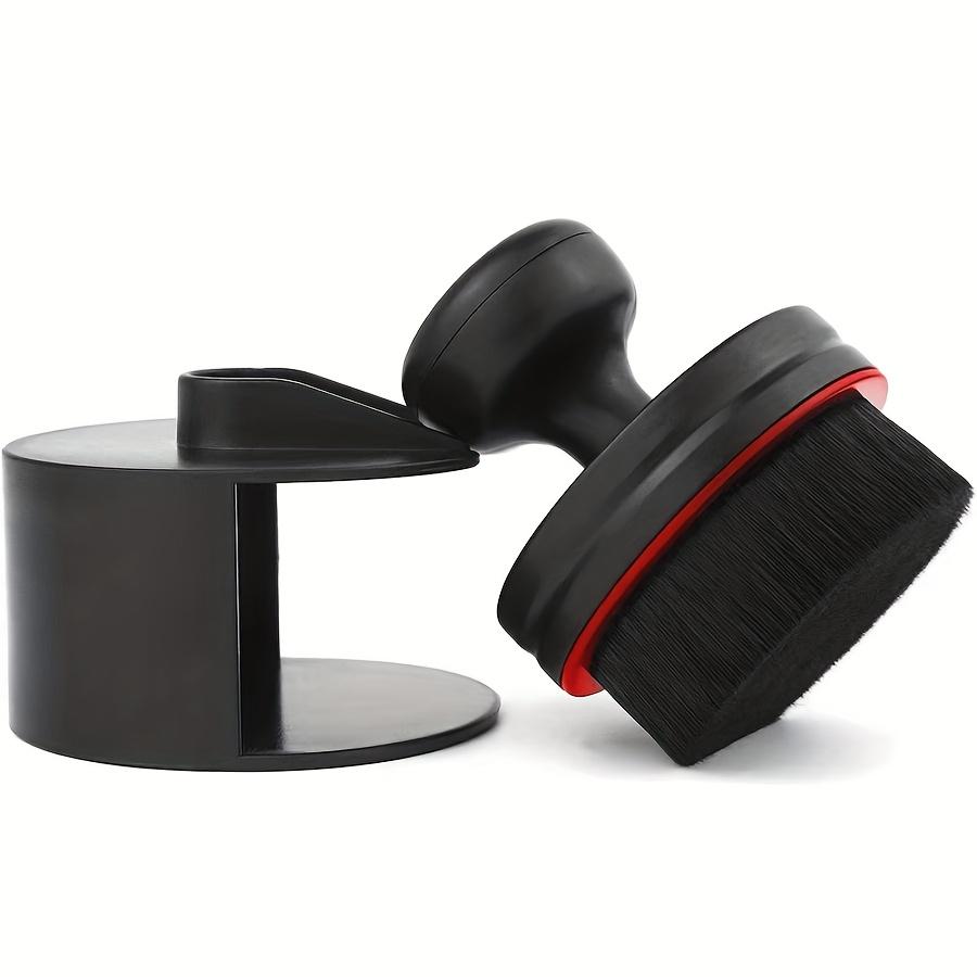 

Премиальная веганская щетка для полировки шин с подставкой, щетка для ухода за автомобилем - прочный нейлон, идеально подходит для ухода и чистки автомобиля, черно-красный