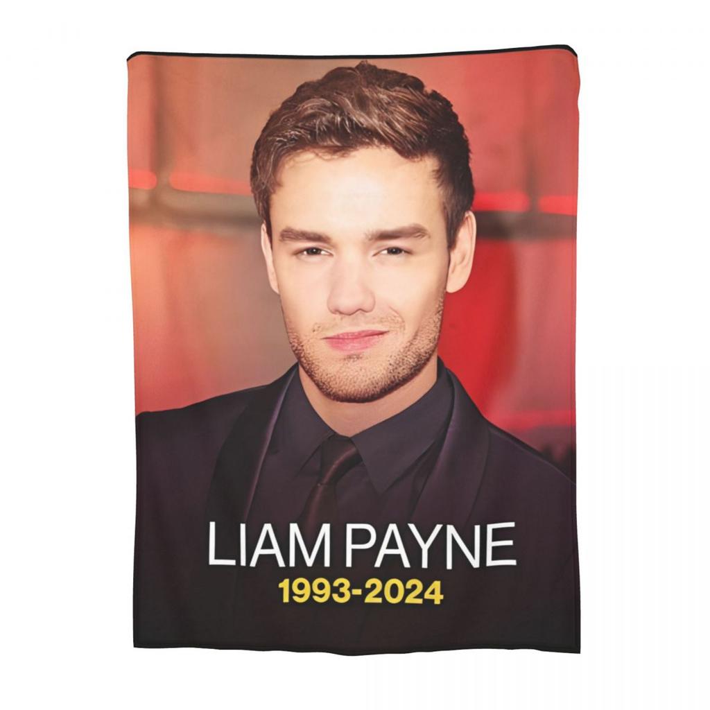 Coperta in Flanella Liam Payne Rip Invernale Multifunzione Leggera Plaid per Letto Divano Trapunta