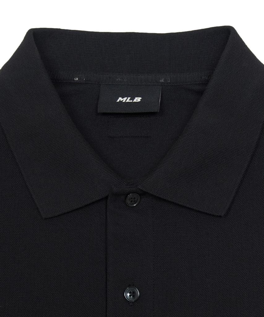 Emelbi Basic Comfortable Fit Collared T-Shirt Ny (Black)