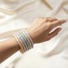Colorful Vintage Cloisonne Bangle Traditional Women's Hand Bracelet  Jewelry Gifts
