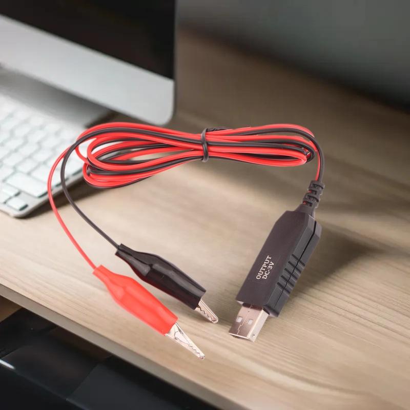 Specialized 5V to 3V USB Power Converter Cable for Multimeter, Microphone, Medical Devices, and Toy's Remote
