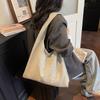 Spring New College Style Light Plaid Large-capacity Shoulder Bag Korean Versatile Casual Portable Tote Bag