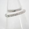 [Used] Pt900 Diamond Half Eternity Ring / Size 8 / j54-8