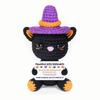 Halloween Positive Cat Decor - Fun Festive Cat Ornaments for Holiday Home Decor, Spooky Season Party Supplies & Gift Ideas