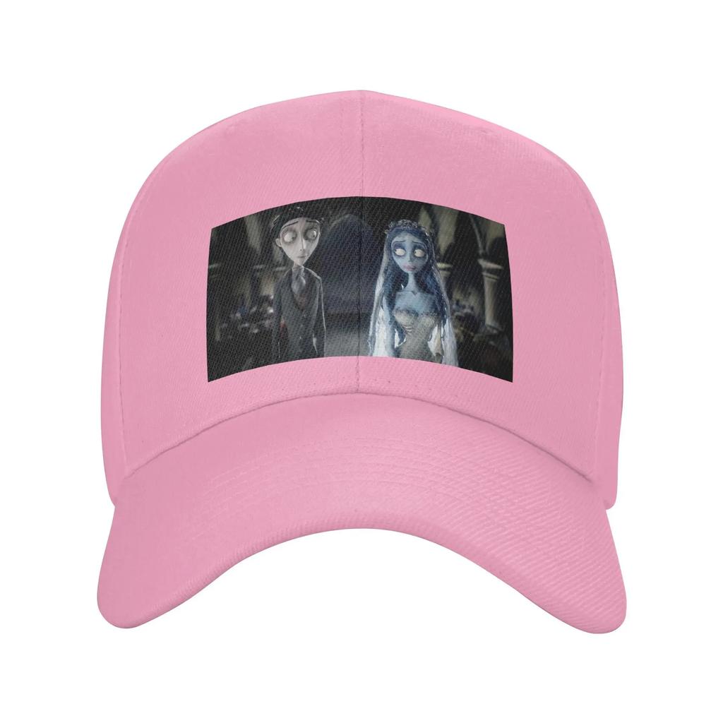 Unisex Baseball Hats Victor And Emily Tim Burton's Corpse Bride Outdoor Streetwear Summer Sports Baseball Caps Casquette Hats