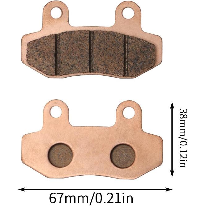 Brake Pad For Sur Ron Ultra Bee,Rear Front Disc Brake Pads Durable Electric Dirt Bike Brake Pads Motorcycle Parts