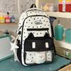 Schoolbag cute messenger bag women's new Japanese fresh, sweet and transparent pain bag students light class make-up bag