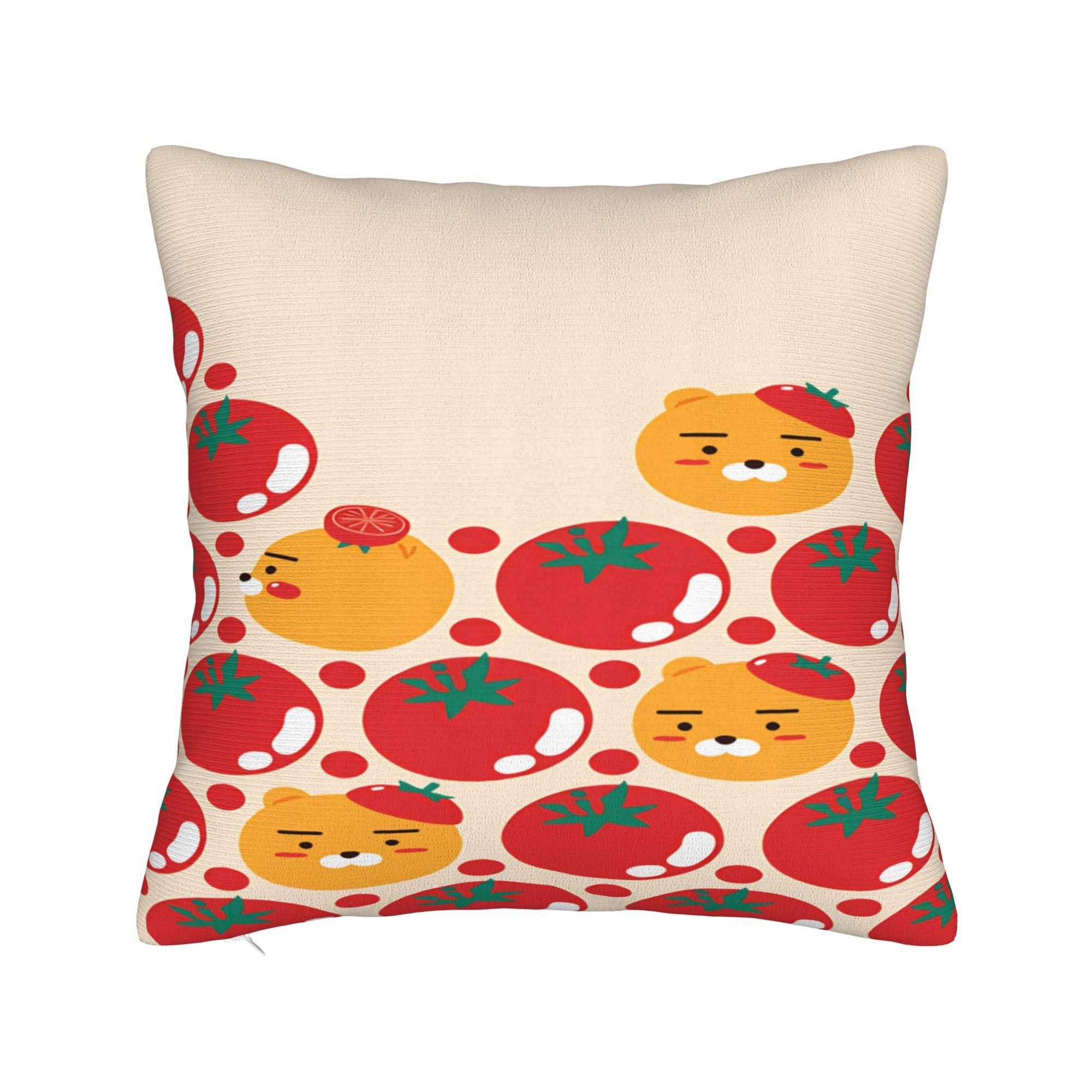 Pillow Cover K-Kakaos F-Friends Choonsiks  Cute Funny Pillow Case For Living Room Chair Pillowcases 12x12Inch