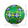 Pallone da Calcio Indoor CBF Brasile Colorato Per Tutte le Età Misura 5 Cucito a Macchina PVC Pronto per la Competizione Resistente Alto Rimbalzo