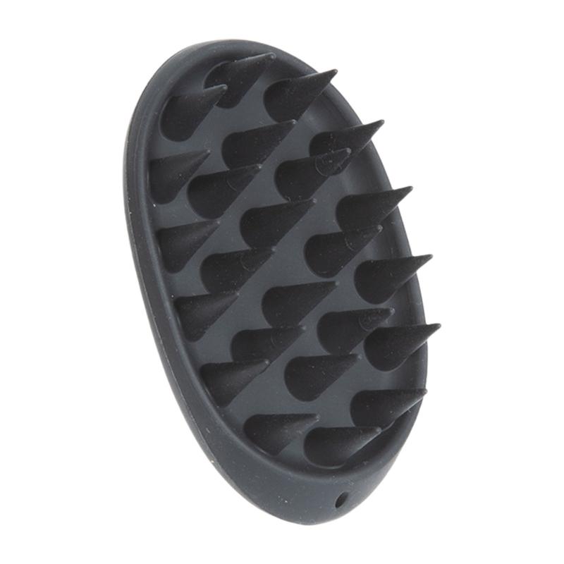Hair Washing Brushes Silicone Scalp Massager Oval Design with Soft Bristles Scrubber Brushes for Different Hair Type
