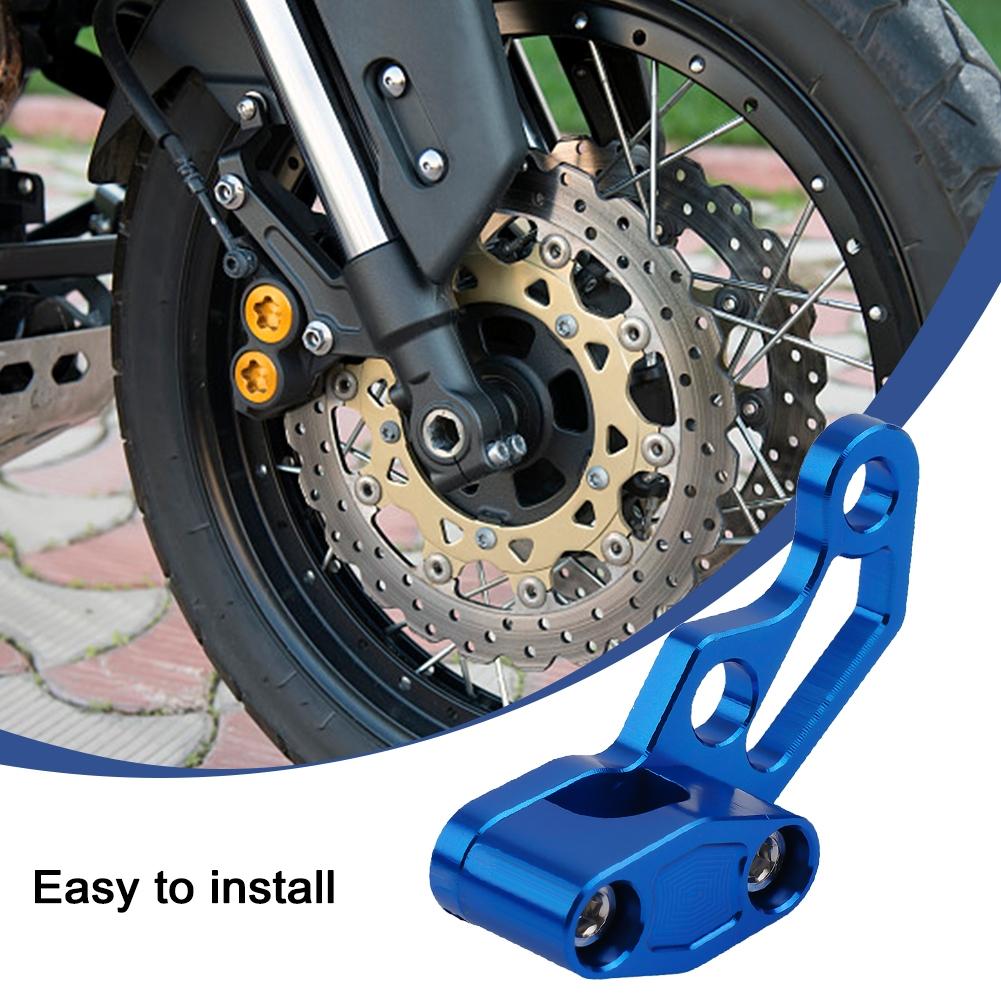 Motorcycle Bikes Modified Oil Pipeline Brake Line Clamp Protector Black