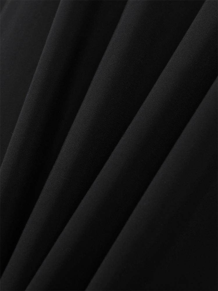 EDOLYNSA Gold besticktes Damen-Kaftan-Gewand in Schwarz, lockerer Schnitt, Strandmode, Badeanzug, Homewear, böhmisches Strandkleid Q1656