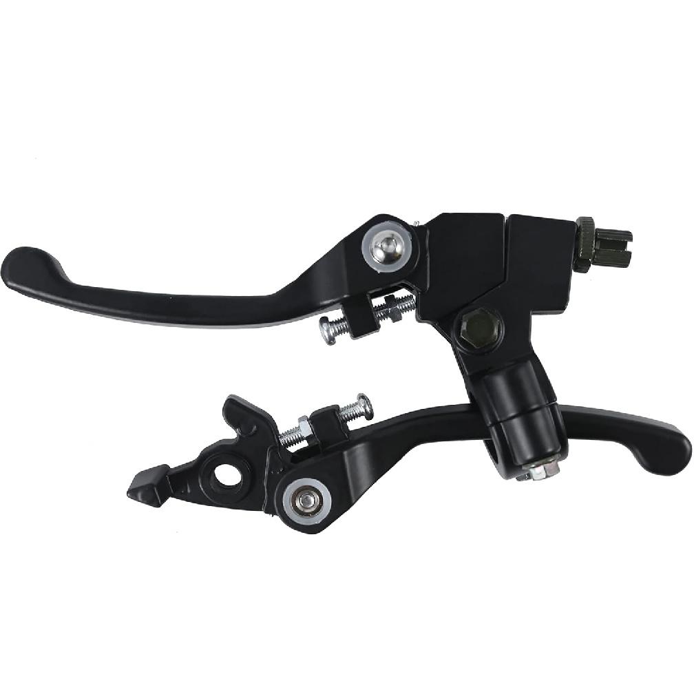 Black Folding Aluminum Clutch Brake Lever Compatible With 22Mm 7/8 Inch Handlebar 110Cc 125Cc 140Cc TTR 125Cc SSR Xmotos Apollo 125 Pit Dirt Bike