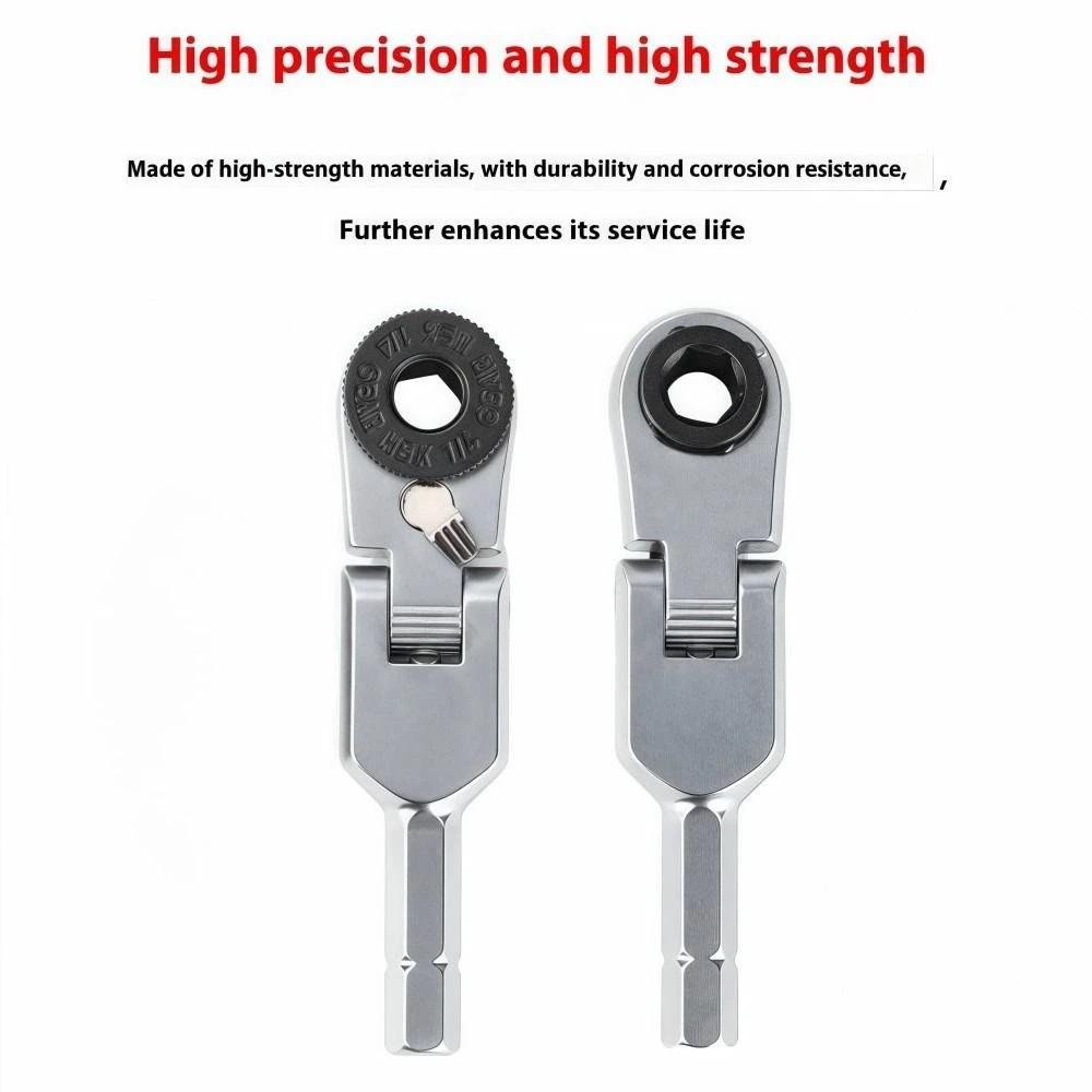 Neuer Mini-Steckschlüssel Drehmomentschlüssel 1/4" 6,35mm Sechskant Ratsche Einstellbar Toughbuilt Zwei-Wege Schraubendreher Manuelle Werkzeuge