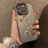 Creative Golden Snake Phone Case for Samsung A15 A16 A24 A25 A35 A54 A55 Galaxy S24 23 21 S25 Ultra Plus S24 FE Silver IMD Cover