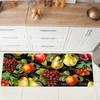 1Pcs Fresh Fruit Pattern Kitchen Mat Soft Thickened Kitchen Floor Mat Waterproof Non-slip Oil-proof Floor Mat Runner Rug