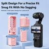 soonpho Silikonhülle für DJI Osmo Pocket 4 Kameraobjektiv Bildschirm Staubdichte Schutzabdeckung für POCKET4 Kratzfeste Weiche Hülle Zubehör