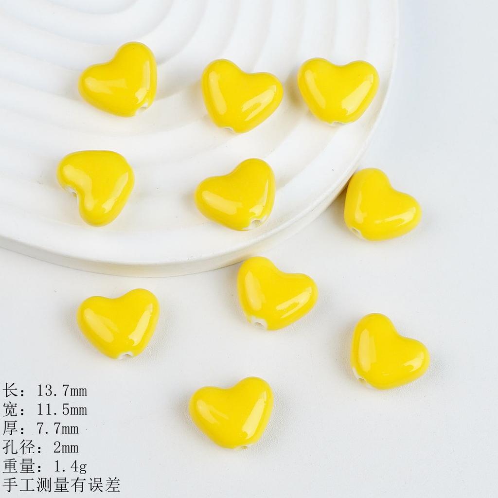 Love beads loose beads accessories ceramic bracelets handmade DIY material manufacturers