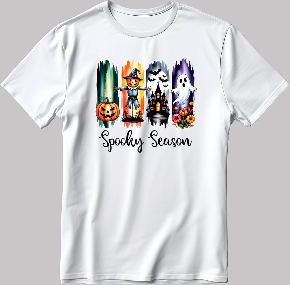 

Жуткий сезон Хэллоуин Жуткий Смешной С. Рукав Мужская / Женская футболка V050 M