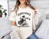 Jesus Saves Baseball T Shirt Christian Easter Graphic Tee Faith Inspired Sports