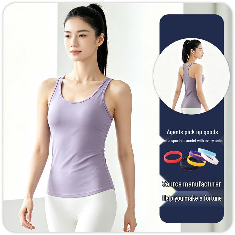Women's Yoga Camisole - Sleeveless, Form-Fitting Sports Vest for Running and Layering