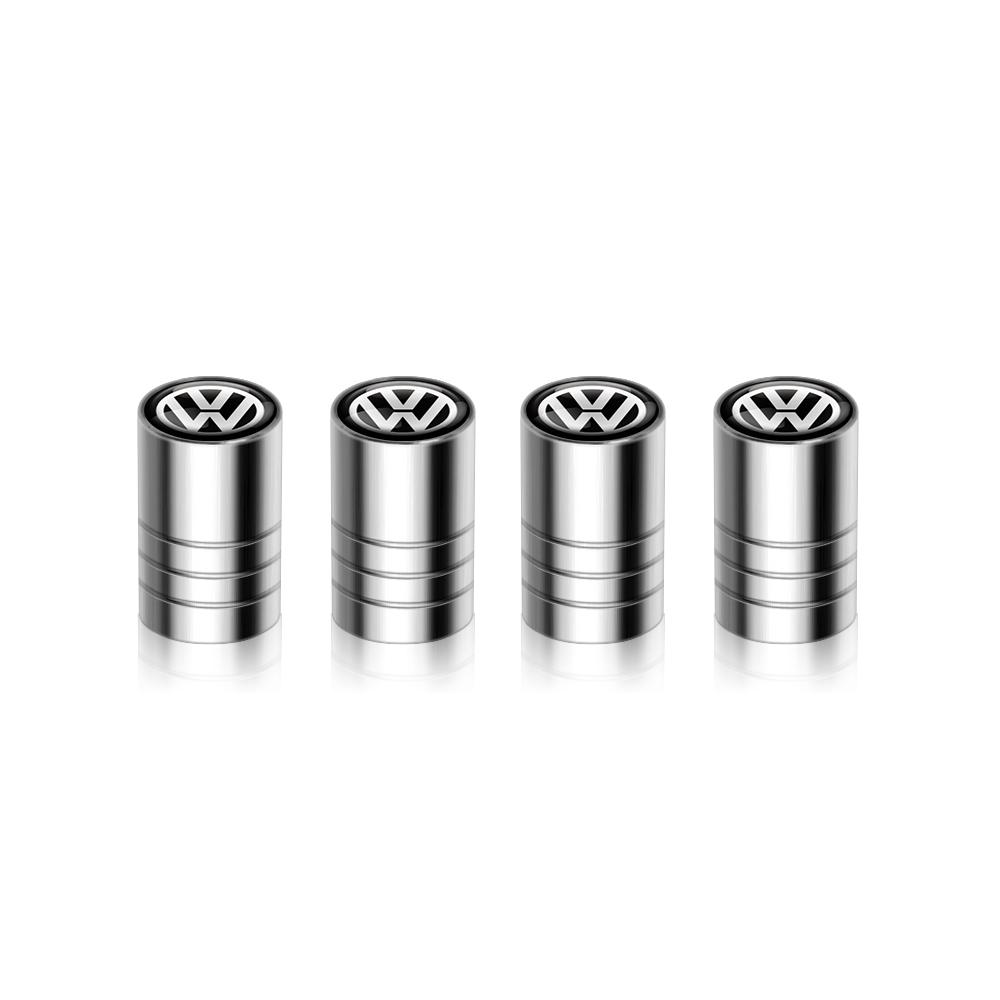 

4Pcs Car Metal Wheel Tire Air Valve Dust Caps Accessories For Volkswagen VW Golf Polo Tiguan Jetta Touran Passat Bora GTI R Line