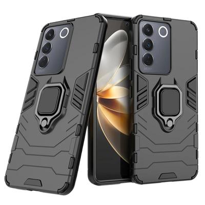 For VIVO S16e S16 Pro 5g Back Cover Phone Case Shockproof Armor Anti-Fall Metal Ring Holder Magnetic Protect Funda Coque Cases