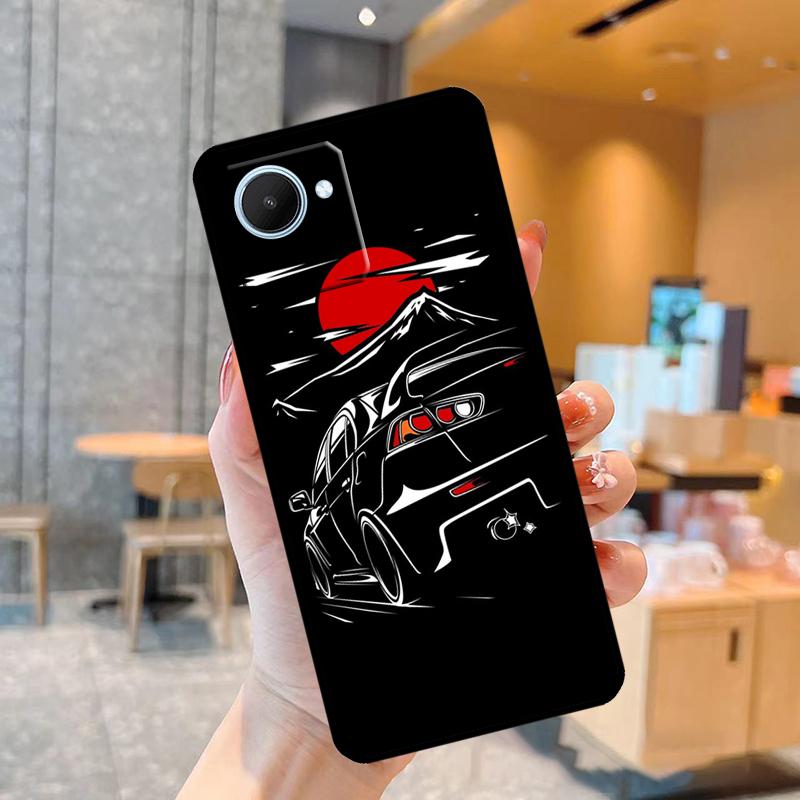 

Чехол JDM Car Evo для Realme C55 C33 C31 C35 C30 C11 C15 C25s C21Y GT Neo 5 3T 2T 8 9 10 11 Pro Plus Realme 10 Pro