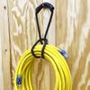 1pc Fabric Storage Strap with Handle, 60cm/23.6" Extension Cord Organizer, Hose Holder, Space Saver for Home, Garage, Boat, RV - Cable Ties