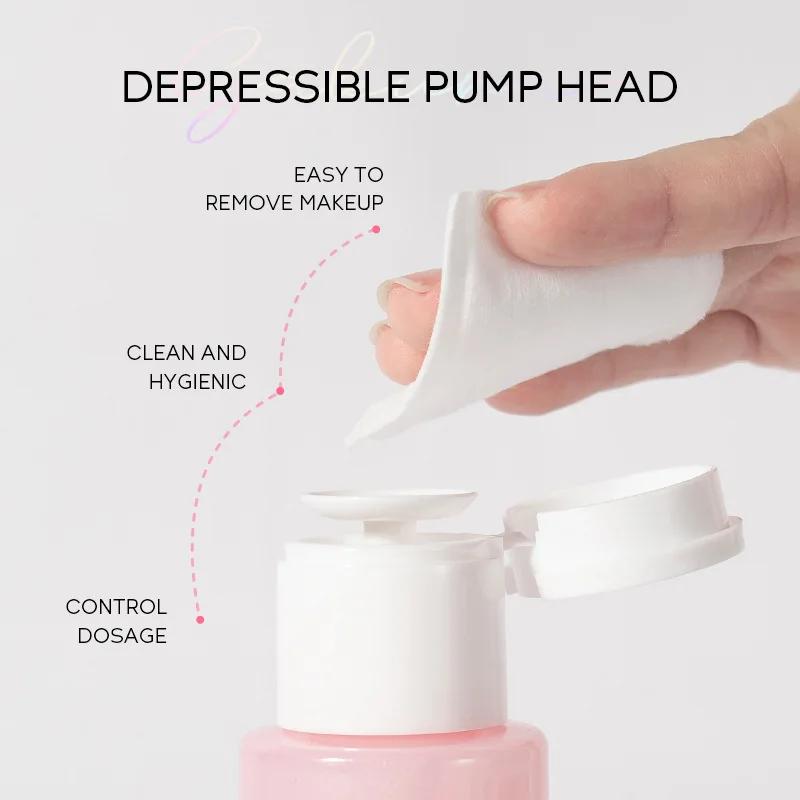 LAIKOU Portable Makeup Remover Lashes Cleansing Liquid Water Lip Eye Gentle Care Make-Up Travel Skin Remover Face Skincare 100ml