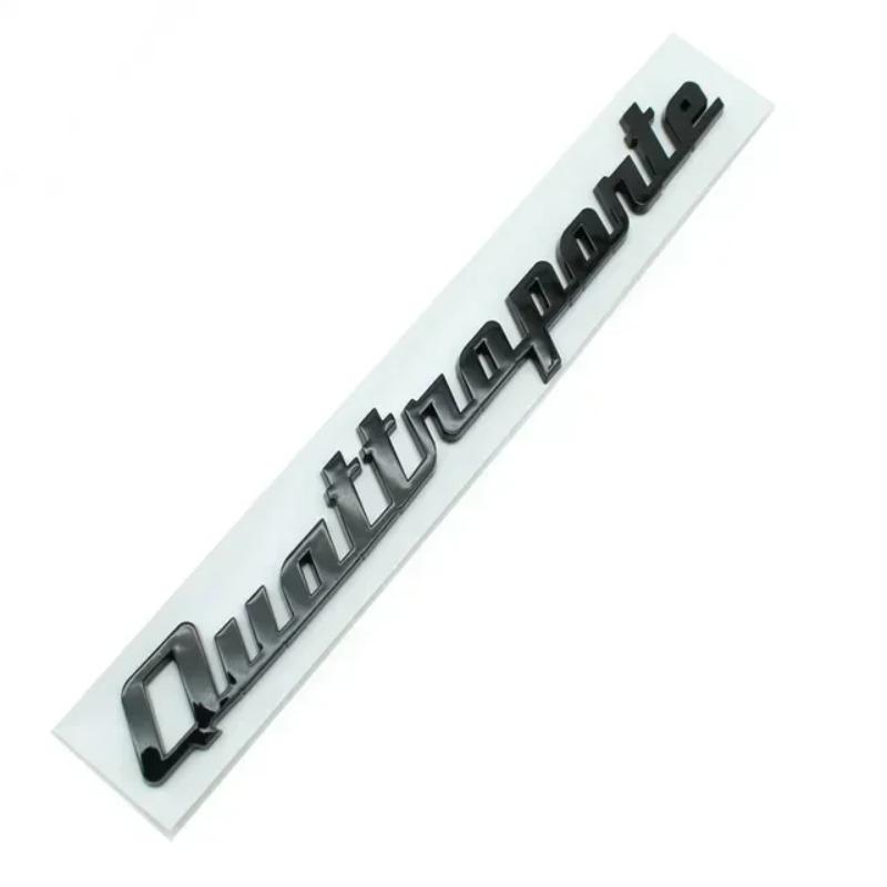 ABS Car Rear Trunk Letters Logo Emblem Badge Sticker For Gransport Granlusso Quattroporte GTS SQ4 Q4 Granturismo Sport