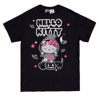 Hello Kitty Unisex Erwachsenen Grim Reaper Halloween T-Shirt