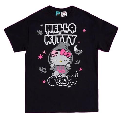 Hello Kitty Unisex Adult Grim Reaper Halloween T-Shirt