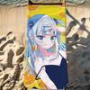 VTuber G-Gawr Gura Süßes Handtuch Sport Schnelltrocknend Reise Campingausrüstung Sandfest Weich Leicht Großes Strandtuch