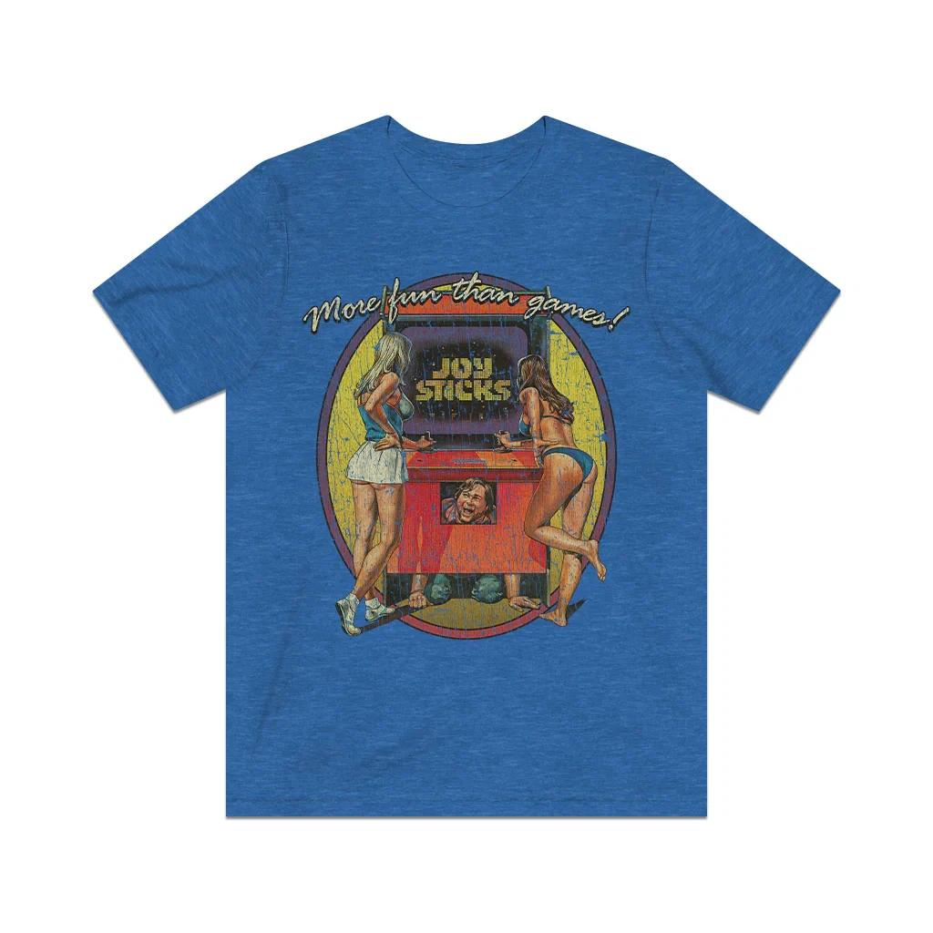 Joysticks 1983 Vintage Men s T shirt S
