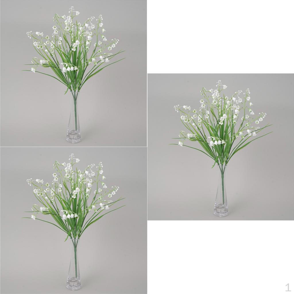 

3 Packs Artificias Orchid, Wedding Arrangement 5 Branches for DIY Outside Garden Shower Rome Decor