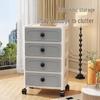 Seven-Layer No-Assembly Multi-Layer Plastic Storage Cabinet for Kitchen and Bedroom