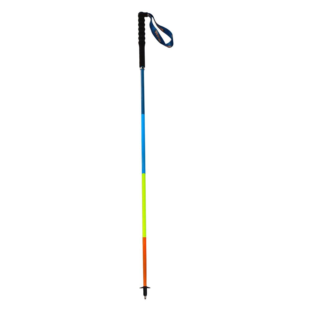 

OKHEALING 5 Section Carbon Fiber Hiking Poles with EVA Handle Foldable Trekking Pole Camping Portable Lightweight Hiking Walking Sticks 1PCS-110CM